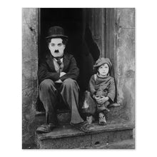 Cargar imagen en el visor de la galería, Digitally Restored and Enhanced 1921 Charlie Chaplin Photo Print - Vintage The Kid Charlie Chaplin Photo Wall Art - Old Photo of Charlie Chaplin Poster
