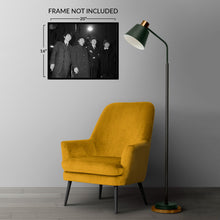 Cargar imagen en el visor de la galería, Digitally Restored and Enhanced 1964 Beatles Press Conference Photograph - British Invasion Rock Music History - Archival Print
