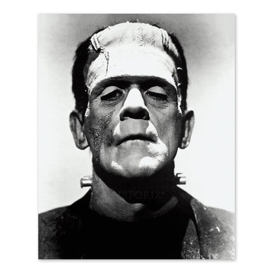 Digitally Restored and Enhanced 1935 Frankenstein's Monster Photo Print - Vintage Photo of English Actor Boris Karloff as Frankenstein Wall Art Poster