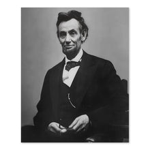 Load image into Gallery viewer, Digitally Restored and Enhanced 1865 Abraham Lincoln Photo Print - Vintage Portrait Photo of Abraham Lincoln President of The United States Poster Wall Art
