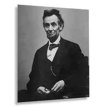 Load image into Gallery viewer, Digitally Restored and Enhanced 1865 Abraham Lincoln Photo Print - Vintage Portrait Photo of Abraham Lincoln President of The United States Poster Wall Art
