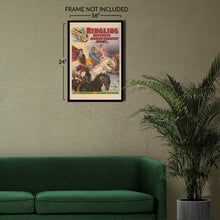 Load image into Gallery viewer, Digitally Restored and Enhanced 1899 Ringling Bros Circus Poster - Roman Hippodrome Horse Races - Victorian Americana - Archival Print
