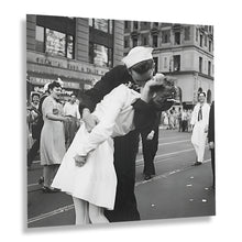 Cargar imagen en el visor de la galería, Digitally Restored and Enhanced 1945 VJ Day Times Square Kiss Photo Print - Vintage Photo of Victory Over Japan Day Times Square Kiss in New York City
