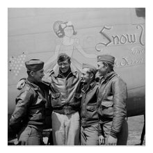 Cargar imagen en el visor de la galería, Digitally Restored and Enhanced 1943 B-24 Bomber Snow White Photo Print - Vintage Photo of B 24 Bomber Snow White of US Army 9th Air Force Poster Wall Art
