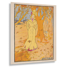 Load image into Gallery viewer, Dig 1907 Autumn Art Nouveau Woman Poster - Belle Epoque Seasonal Art - Archival Reproductionitally Restored and Enhanced 
