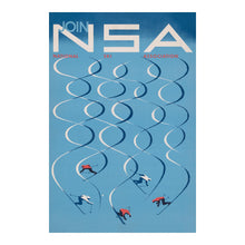 Cargar imagen en el visor de la galería, Digitally Restored and Enhanced 1957 National Ski Association Poster - Mid-Century Alpine Skiing - Vintage Winter Sports Tourism Art - Museum-Quality Print
