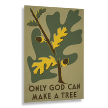 Cargar imagen en el visor de la galería, Digitally Restored and Enhanced 1938 Only God Can Make a Tree Ohio State Parks WPA Federal Art Project Poster - Depression Era Art Deco - Archival Reproduction
