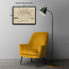Load image into Gallery viewer, Digitally Restored and Enhanced 1878 Eastern United States Baltimore Ohio Railroad Map - Gilded Age Transportation Cartography - Industrial Expansion - Gallery Print

