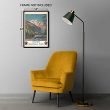 Load image into Gallery viewer, Digitally Restored and Enhanced 1920 Rainier National Park Northern Pacific Railroad Poster - Vintage Pacific Northwest Tourism - North Coast Limited Railway - Museum-Quality Print
