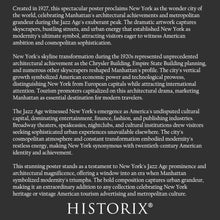 Load image into Gallery viewer, Digitally Restored and Enhanced 1927 New York Travel Poster - Wonder City Metropolitan Manhattan - Jazz Age Urban Grandeur - Archival Print
