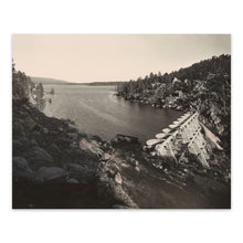 Cargar imagen en el visor de la galería, 1912 Big Bear Lake Photo Print - Vintage Photo of Big Bear Lake and Dam in California Poster - Old Photo of Bear Valley Dam
