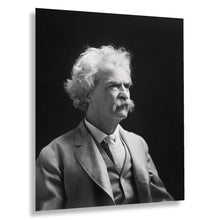 Cargar imagen en el visor de la galería, 1907 Mark Twain Photo Print - Vintage Portrait Photo of Mark Twain The Father of American Literature - Mark Twain Poster
