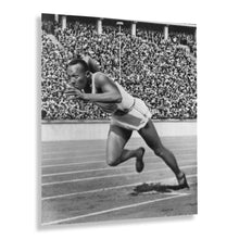 Load image into Gallery viewer, Digitally Restored and Enhanced 1936 Jesse Owens Photo Print - Old Photo of Jesse Owens Poster - Historic Jesse Owens Wall Art Photo from Olympic Games
