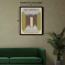 Load image into Gallery viewer, Digitally Restored and Enhanced 1936 See America National Parks Travel Poster - WPA Federal Art Project - Depression Era Tourism Art - Museum-Quality Print
