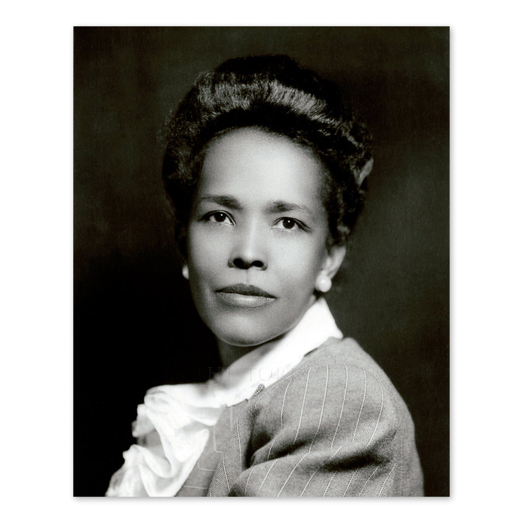 Digitally Restored and Enhanced 1942 Ella Baker Portrait Photo - Vintage Photo of African American Civil Rights Activist Ella Josephine Baker Poster Print