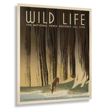 Cargar imagen en el visor de la galería, Digitally Restored and Enhanced 1936 Wild Life National Parks Preserve All Life WPA Federal Art Project Poster - Depression Era Conservation Art - Archival Reproduction
