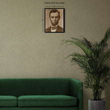 Cargar imagen en el visor de la galería, Digitally Restored and Enhanced 1863 Abraham Lincoln Presidential Portrait - Civil War Era Photography - American Political History - Gallery-Quality Reproduction
