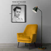 Load image into Gallery viewer, Digitally Restored and Enhanced 1940 Pauli Murray Photo Print - Vintage Portrait Photo of Anna Pauline Murray Poster - Old Photo of Pauli Murray Wall Art
