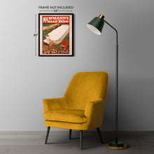 Cargar imagen en el visor de la galería, Digitally Restored and Enhanced 1925 Newmann Famous Road Show Poster - Jazz Age Mentalist Touring Theater Entertainment - Archival Print
