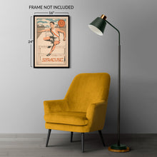 Load image into Gallery viewer, Digitally Restored and Enhanced 1906 Syracuse University Vintage College Poster - Edwardian Era Track and Field Athletics - Collegiate Sports Art - Museum-Quality Print
