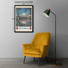 Load image into Gallery viewer, Digitally Restored and Enhanced 1920 Mount St Helens Washington State Cascade Range Poster - Pacific Northwest Scenic Art - Archival Reproduction
