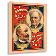 Cargar imagen en el visor de la galería, 1897 The Barnum &amp; Bailey Greatest Show on Earth Poster Print - Vintage Barnum and Bailey The Greatest Show on Earth Wall Art
