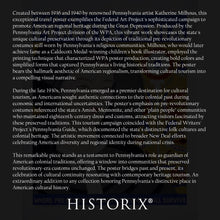 Load image into Gallery viewer, Digitally Restored and Enhanced 1938 Visit Pennsylvania Travel Poster - WPA Federal Art Project - Colonial Heritage Tourism - Museum-Quality Reproduction
