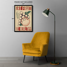 Cargar imagen en el visor de la galería, Digitally Restored and Enhanced 1936 Eat Fruit Be Healthy WPA Federal Art Project Health Poster - Depression Era Art Deco - Archival Reproduction
