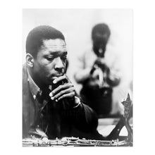 Cargar imagen en el visor de la galería, Digitally Restored and Enhanced 1960 John Coltrane Photo Print - Vintage Photo of John Coltrane - Old Photo of Jazz Saxophonist John William Coltrane
