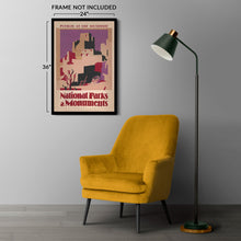 Load image into Gallery viewer, Digitally Restored and Enhanced 1930 Pueblos of the Southwest National Parks Monuments Poster - Vintage Conservation Tourism Art - Archival Reproduction
