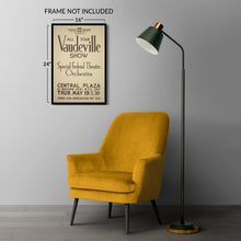 Load image into Gallery viewer, Digitally Restored and Enhanced 1934 New York City Vaudeville Show WPA Federal Art Project Theatre Poster - Depression Era Art Deco - Archival Reproduction
