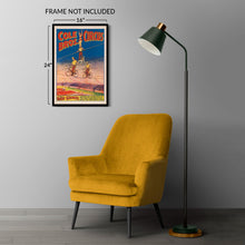 Cargar imagen en el visor de la galería, Digitally Restored and Enhanced 1941 Cole Bros Circus Poster - The Great Grimes High Wire Champions - Golden Age American Circus - Archival Print
