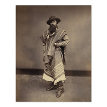 Cargar imagen en el visor de la galería, Digitally Restored and Enhanced 1868 Gaucho of The Argentine Republic Photo Print - Vintage Photo of Gaucho Horseman - Old Argentinian Gaucho Poster
