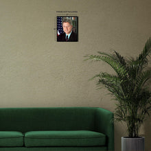 Cargar imagen en el visor de la galería, Digitally Restored and Enhanced William J Clinton 42nd President of the United States Official Portrait Photo Print Poster
