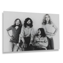 Load image into Gallery viewer, Digitally Restored and Enhanced 1971 Led Zeppelin Photo Print - Vintage Led Zeppelin Poster Print - Old Photo of English Rock Band Led Zeppelin Wall Art
