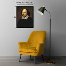 Cargar imagen en el visor de la galería, Digitally Restored and Enhanced 1610 William Shakespeare Photo Print - Vintage William Shakespeare Portrait Photo - Poet William Shakespeare Poster
