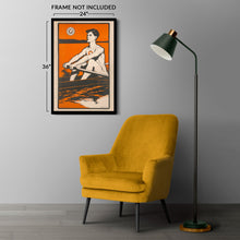 Load image into Gallery viewer, Digitally Restored and Enhanced 1905 Syracuse University Rowing Poster - Edwardian Era Collegiate Crew Sports - Vintage College Athletics - Archival Reproduction
