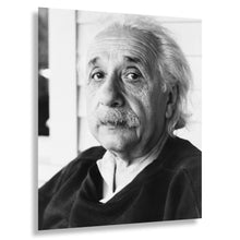 Cargar imagen en el visor de la galería, Digitally Restored and Enhanced 1945 Albert Einstein Portrait Photo - Physicist Scientist - Scientific History Photography - Archival Print
