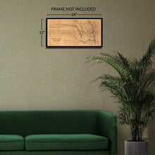 Cargar imagen en el visor de la galería, Digitally Restored and Enhanced 1865 Nebraska Territory Railroad Map - Union Pacific Transcontinental Survey - Westward Expansion - Archival Reproduction
