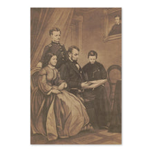 Cargar imagen en el visor de la galería, Digitally Restored and Enhanced 1865 Abraham Lincoln Family Portrait Photo - Civil War President - American Political History Photography - Gallery-Quality Print
