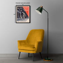 Load image into Gallery viewer, Digitally Restored and Enhanced 1952 American Railroad Modernist Poster - Vintage Mid-Century Graphic Design - Railway Transportation Art - Museum-Quality Print
