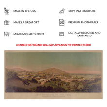 Load image into Gallery viewer, Digitally Restored and Enhanced 1849 San Francisco from Stock Exchange Site Gold Rush Print - California History - Archival Reproduction
