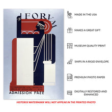 Cargar imagen en el visor de la galería, Digitally Restored and Enhanced 1936 Forum Educational Discussion Poster - WPA Federal Art Project - Depression Era Public Education - Historical Document Print
