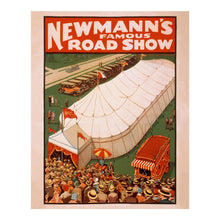 Cargar imagen en el visor de la galería, Digitally Restored and Enhanced 1925 Newmann Famous Road Show Poster - Jazz Age Mentalist Touring Theater Entertainment - Archival Print

