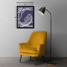 Cargar imagen en el visor de la galería, Digitally Restored and Enhanced 1973 Save the Whales Poster - Vintage Environmental Conservation Movement - Marine Wildlife Ecology Art - Archival Reproduction
