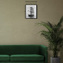 Cargar imagen en el visor de la galería, Digitally Restored and Enhanced 1927 Charles W Morgan Photo Print - Vintage Photo of Whaling Ship Charles Morgan Poster - Old Photo of The Morgan Wall Art
