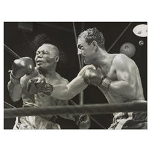 Load image into Gallery viewer, Digitally Restored and Enhanced 1952 Rocky Marciano Photo Print - Vintage Photo of Rocky Marciano Knocking Out Jersey Joe Walcott - Rocky Marciano Poster
