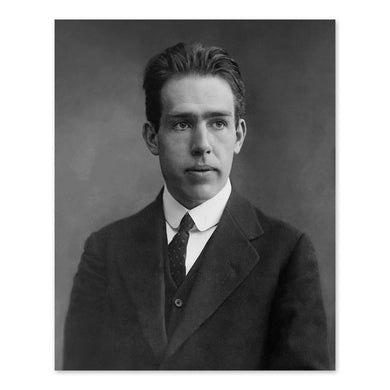 Digitally Restored and Enhanced 1920 Niels Bohr Photo Print - Vintage Photo of Physicist Niels Bohr - Old Portrait Photo of Niels Bohr Wall Art Poster