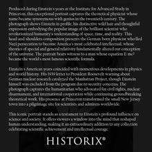 Cargar imagen en el visor de la galería, Digitally Restored and Enhanced 1945 Albert Einstein Portrait Photo - Physicist Scientist - Scientific History Photography - Archival Print
