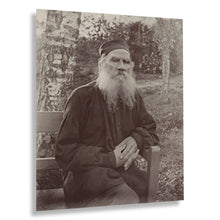 Cargar imagen en el visor de la galería, Digitally Restored and Enhanced 1897 Leo Tolstoy Photo Print - Vintage Portrait Photo of Leo Tolstoy - Lev Nikolayevich Tolstoy Wall Art Poster Photo
